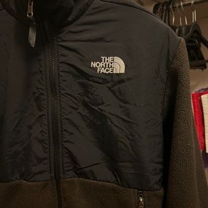 BROWN THE NORTH FACE FLEECE JACKET